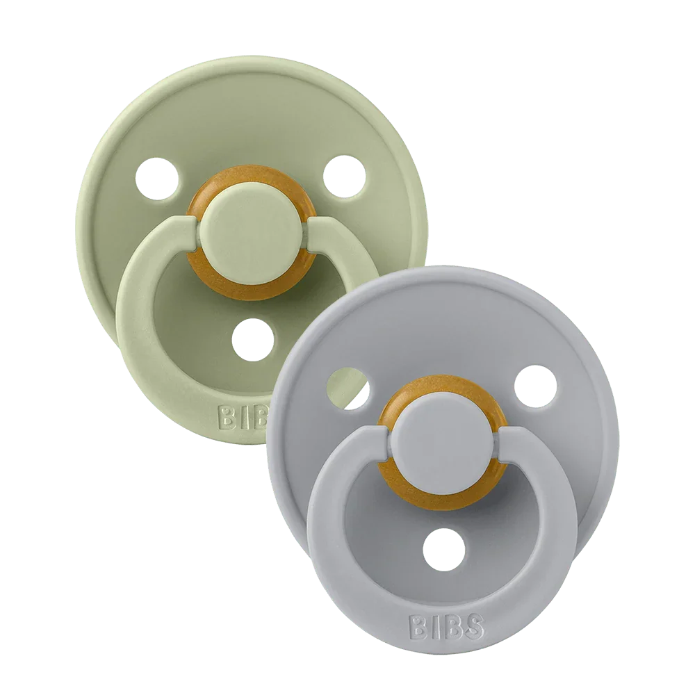 BIBS Round Colour Pacifiers - Size 3 (18+m)