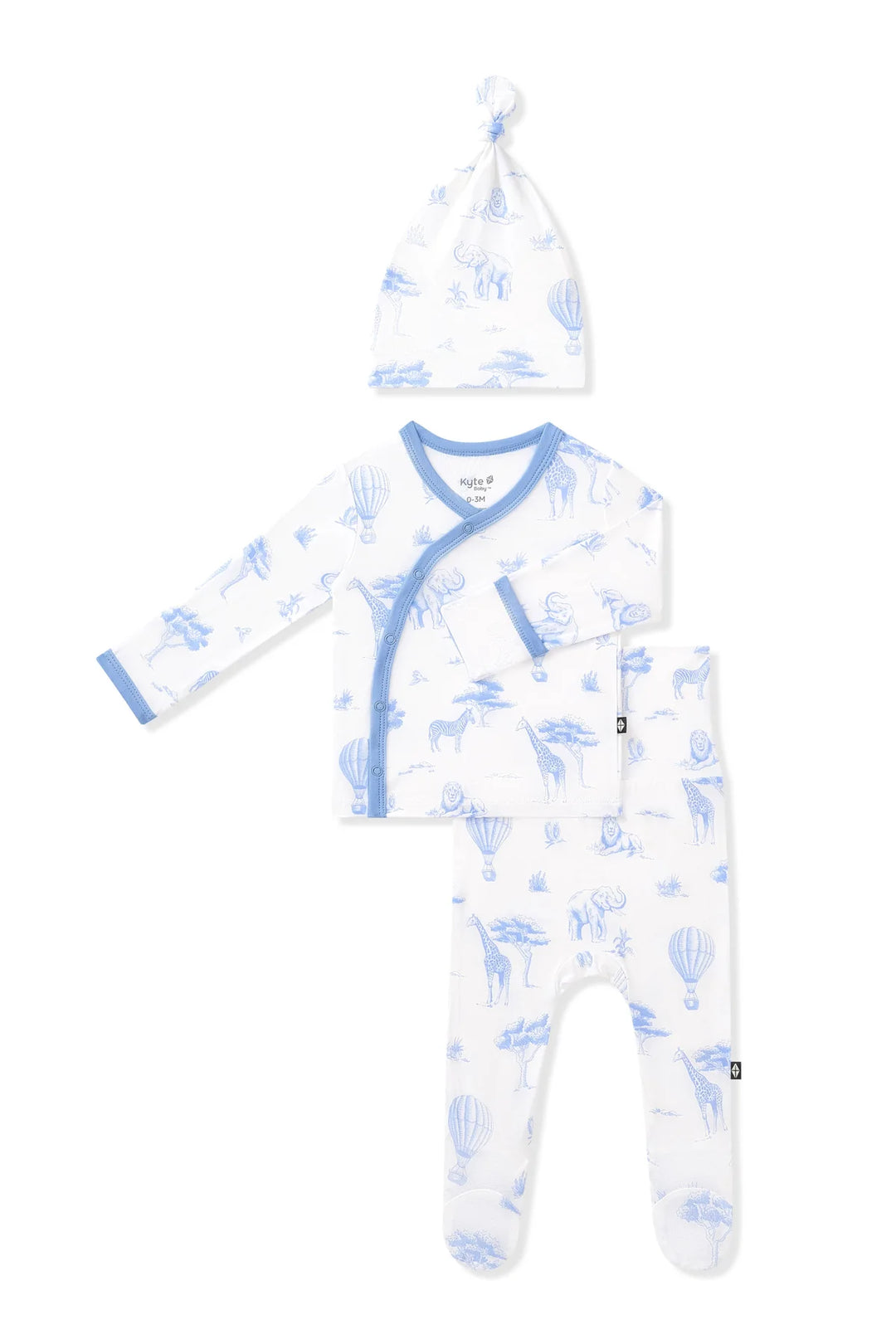 Kyte Baby Take Me Home Set with Cap - Toile Safari