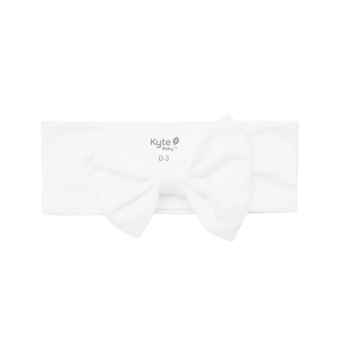 Kyte Baby Bow Headband - Cloud