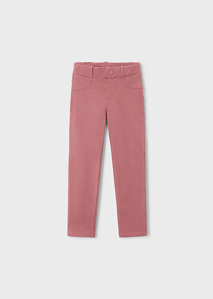 Mayoral Fleece Lined Jeggings - Pink