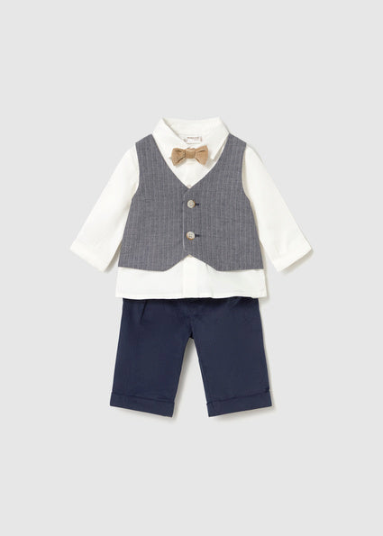 Mayoral 3pc with Vest Set - Navy