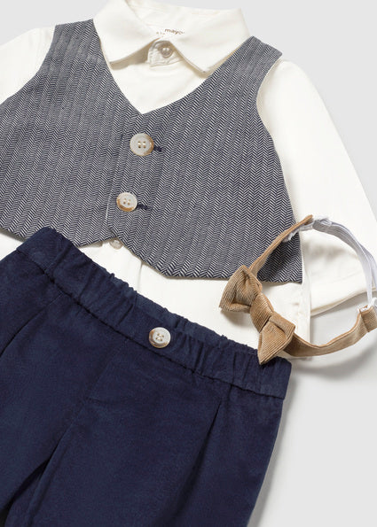 Mayoral 3pc with Vest Set - Navy