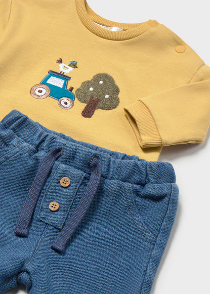Mayoral Pants and Sweatshirt Set - Ochre