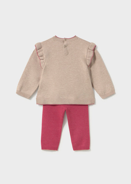 Mayoral Knit Sweater Set - Petal Mix