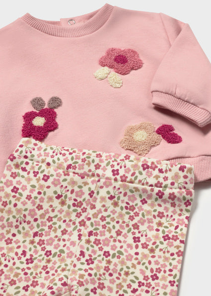 Mayoral Legging Set - Tiny Pink Floral
