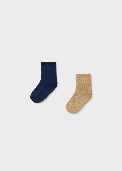 Mayoral 2pck Dressy Socks - Navy