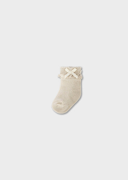 Mayoral Ruffle Socks - Champange