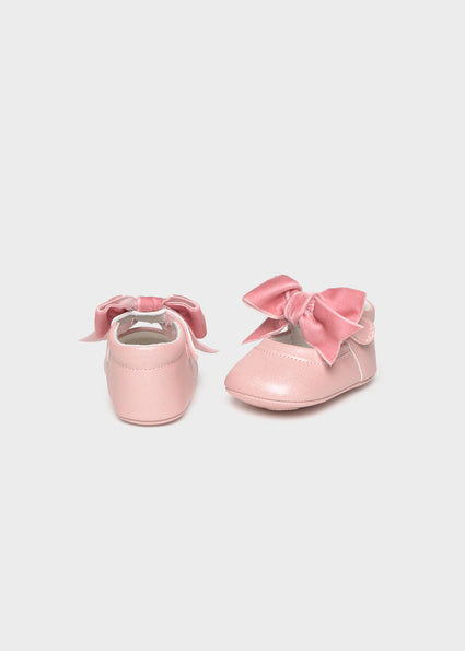 Mayoral Bow Mary Janes - Pink