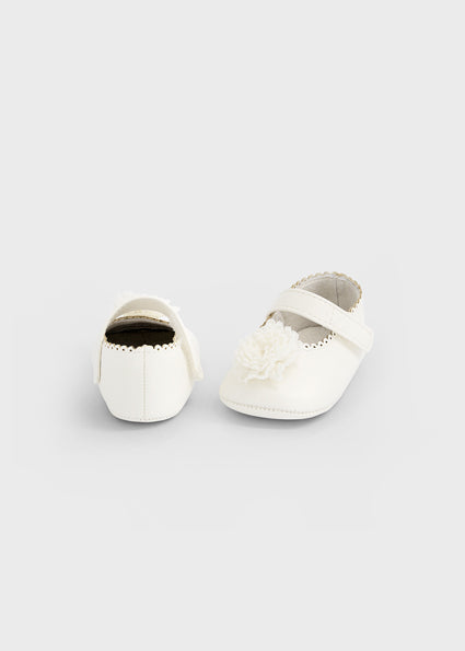 Mayoral Flower Mary Janes - Natural