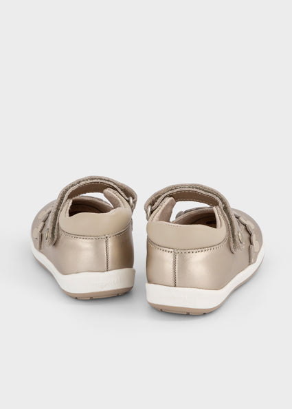 Mayoral Heart Mary Jane Shoe - Gold