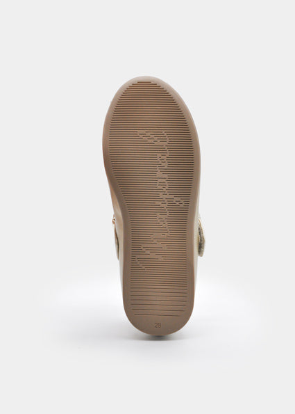 Mayoral Bow Mary Janes - Gold