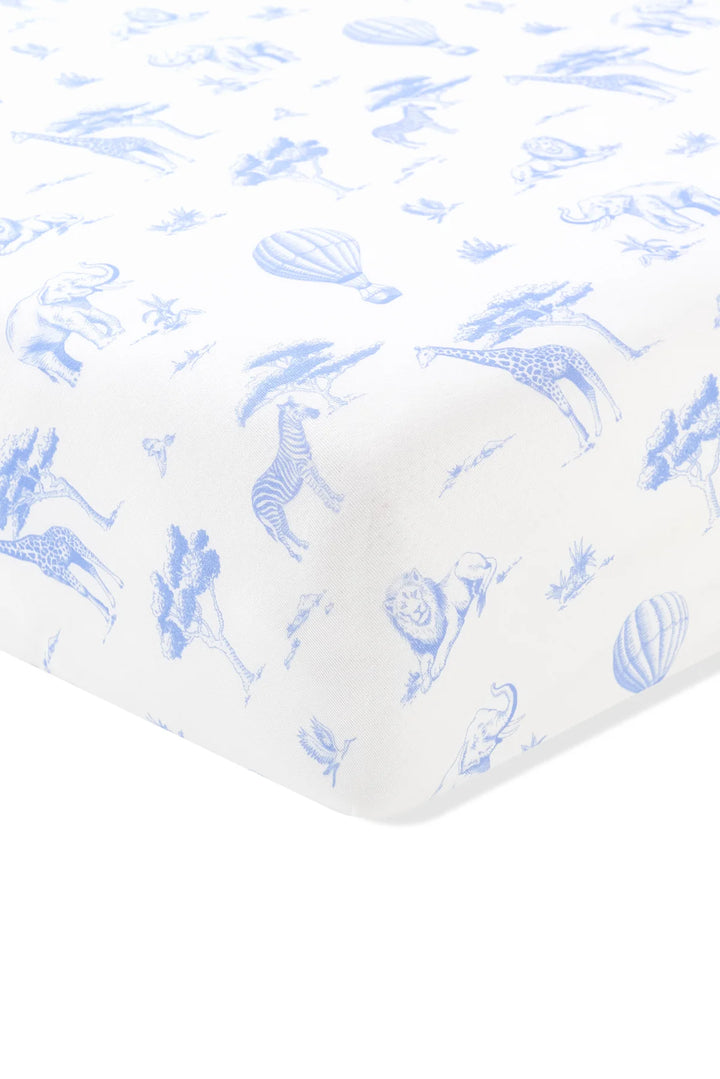 Kyte Baby Crib Sheet - Toile Safari