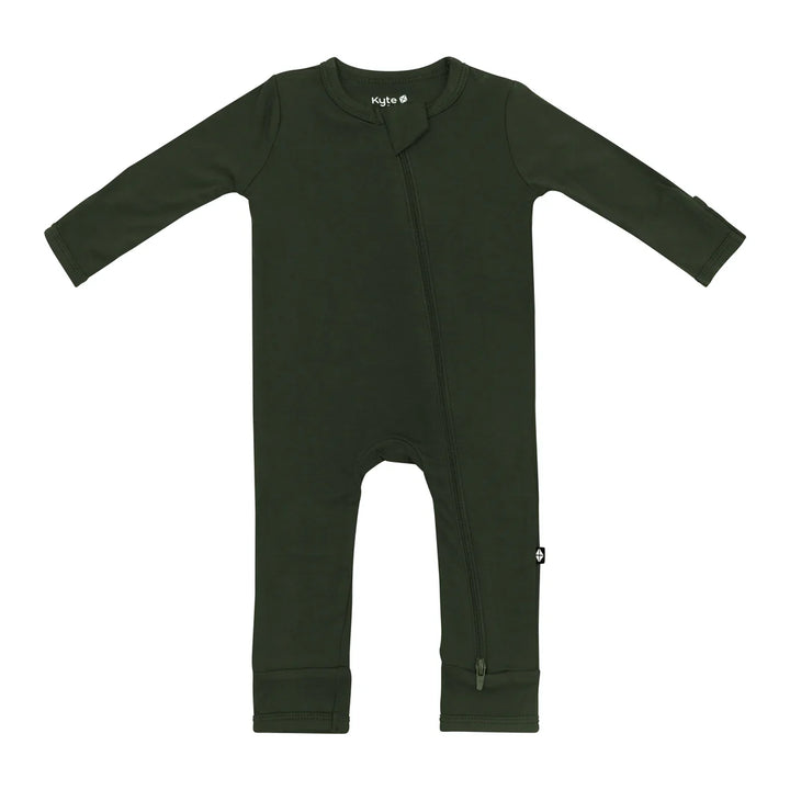 Kyte Baby Zippered Romper - Fir