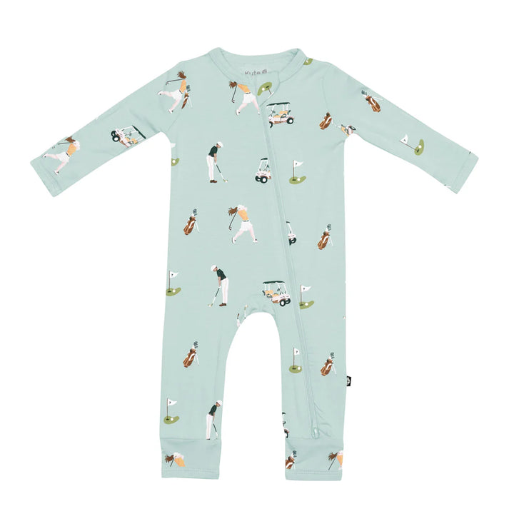 Kyte Baby Zippered Romper - Golf