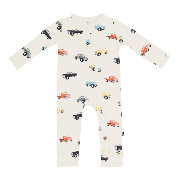 Kyte Baby Zippered Romper - Vintage Truck