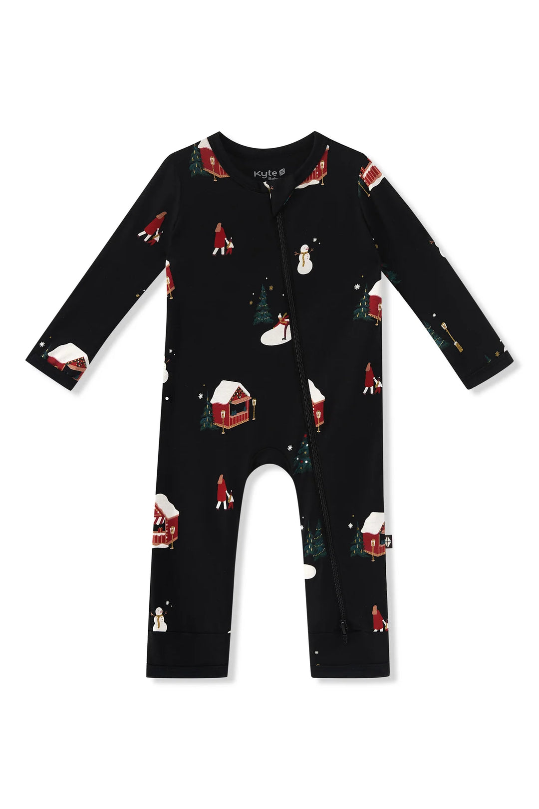 Kyte Baby Zippered Romper - Winter Wonderland