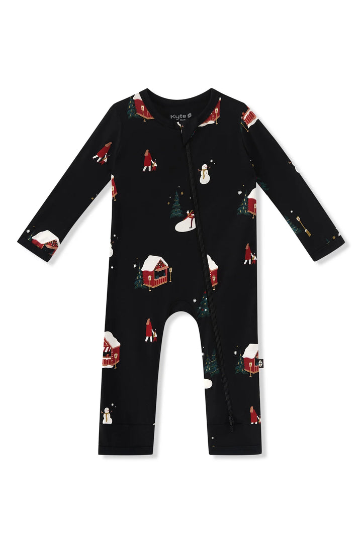 Kyte Baby Zippered Romper - Winter Wonderland
