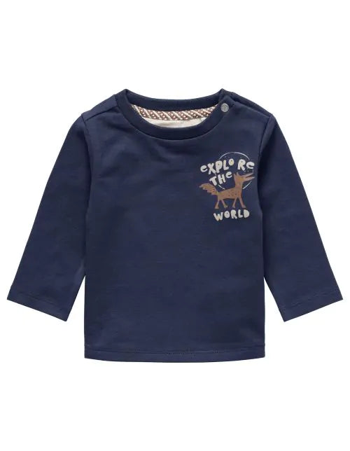 Noppies Junin Long Sleeve Tee - Black Iris
