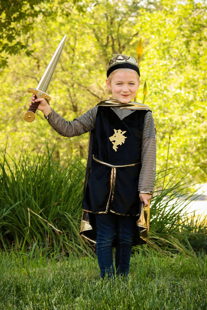 Great Pretenders Golden Knight with Tunic, Cape &amp; Crown Set
