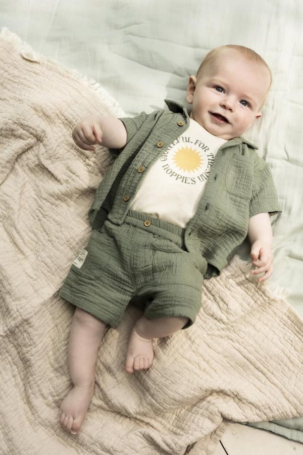 Noppies Shirt Ballville - Agave Green