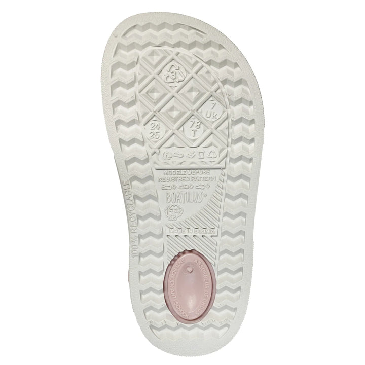 Boatilus Cloggy Sandal - Old Pink/White