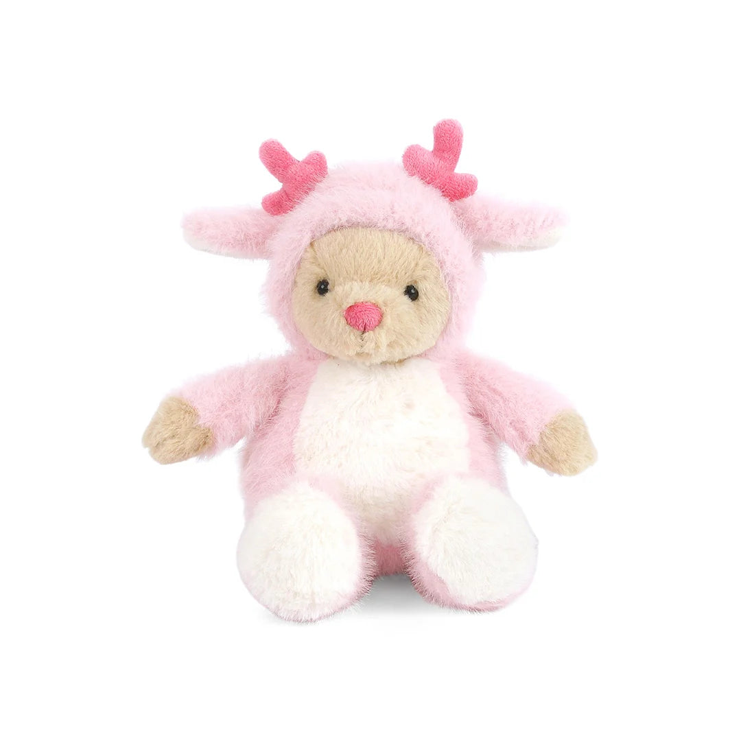 Mon Ami Reindeer Bear - Pink