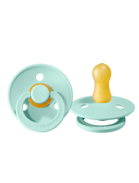 BIBS Round Colour Pacifiers - Size 2 (6-18m)