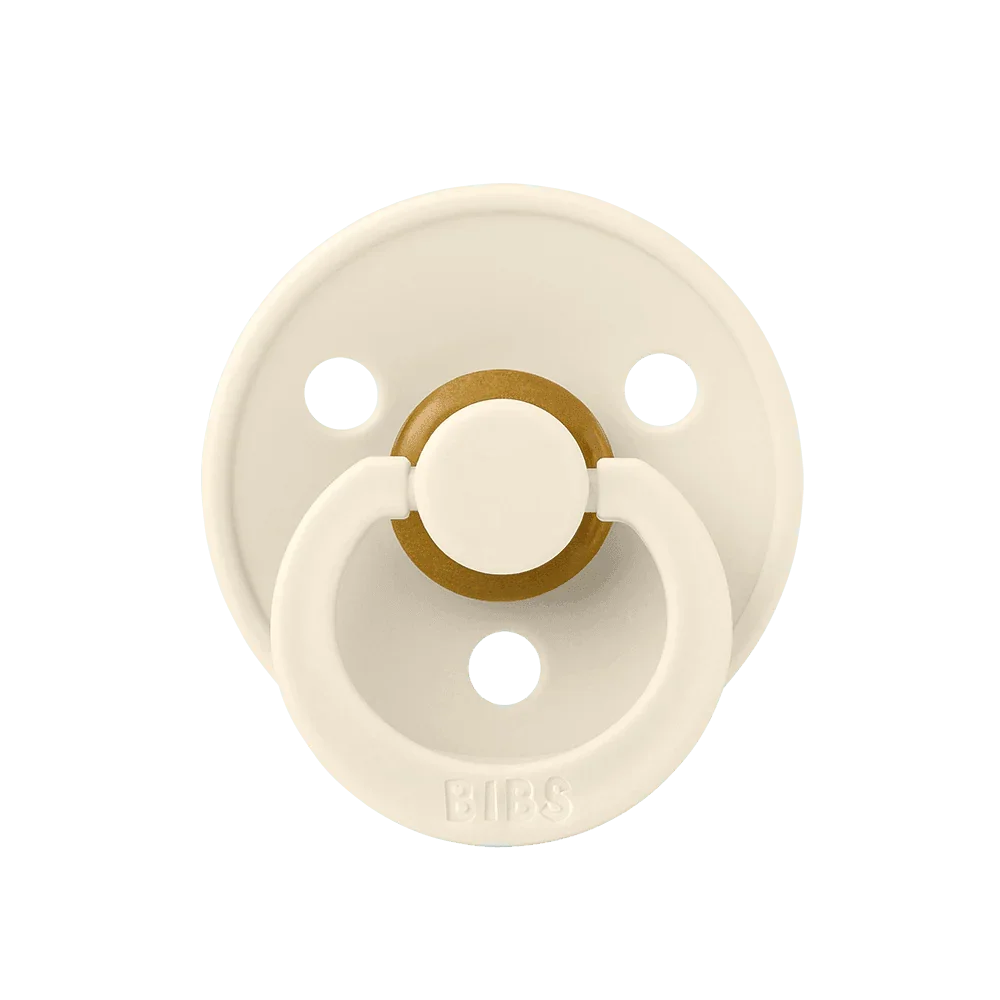 BIBS Round Colour Pacifiers - Size 2 (6-18m)