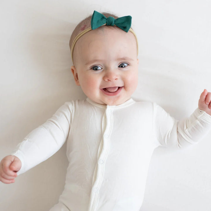 Kyte Baby Nylon Bow - Burgundy