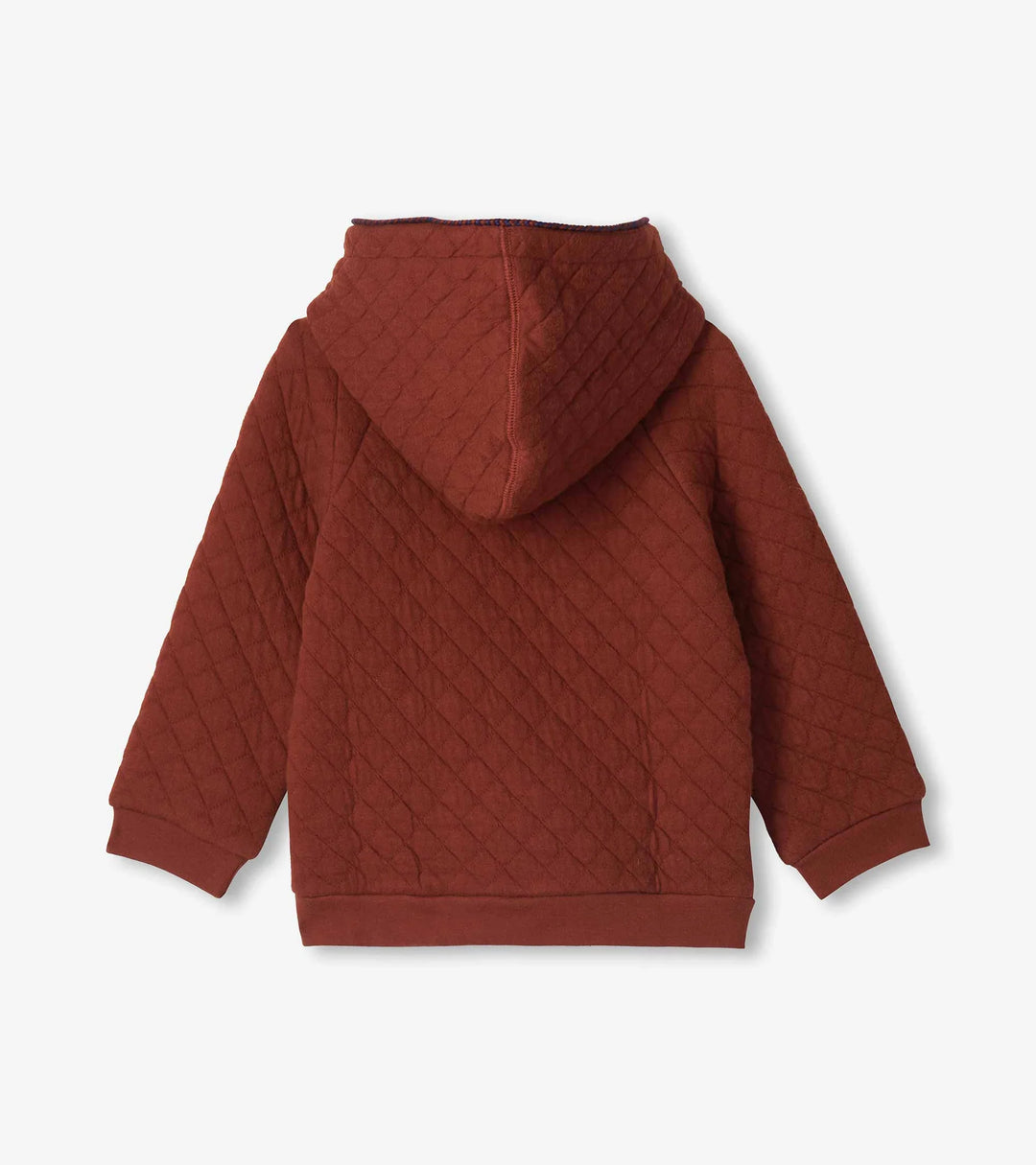Hatley Boys Madder Brown Quilted Hoddie