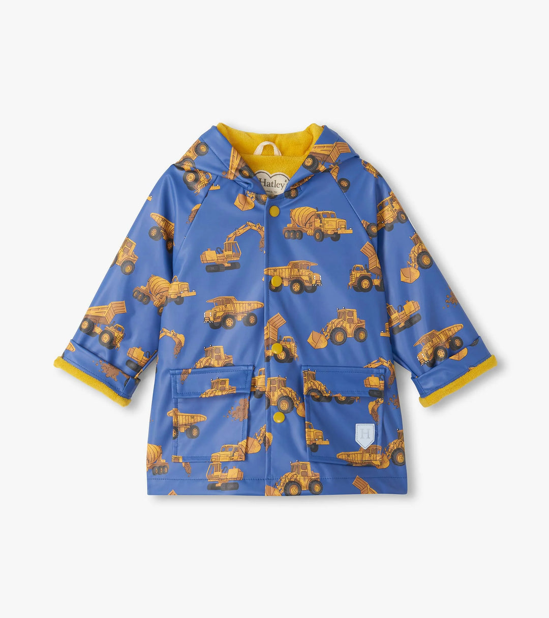 Hatley Snap Raincoat - Construction Trucks