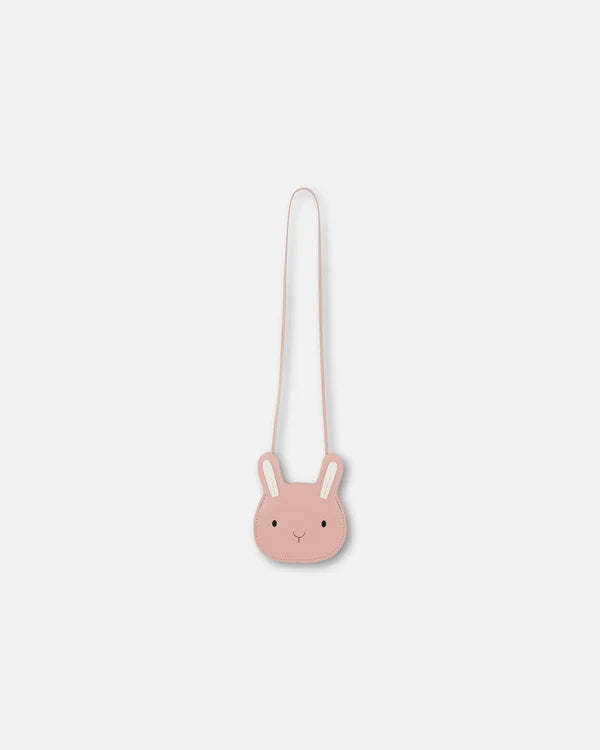Deux Par Deux Rabbit Crossbody Bag - Peach beige