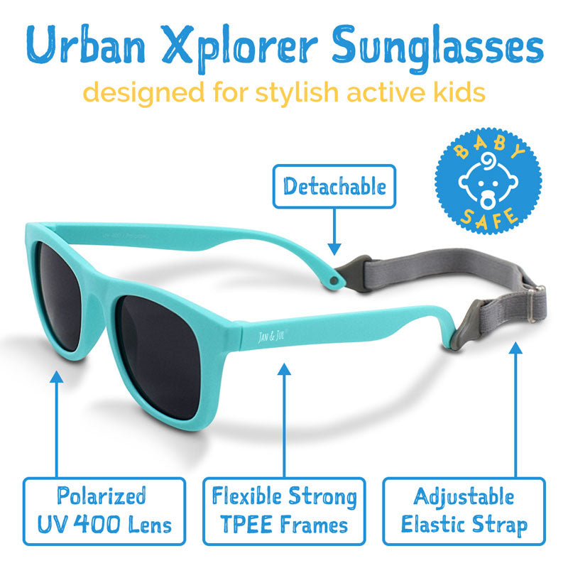 Jan &amp; Jul Kids Urban Xplorer Sunglasses - Frosty Lavender Aurora