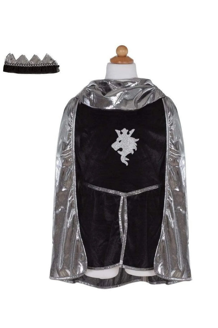 Great Pretenders Silver Knight with Tunic, Cape &amp; Crown Set