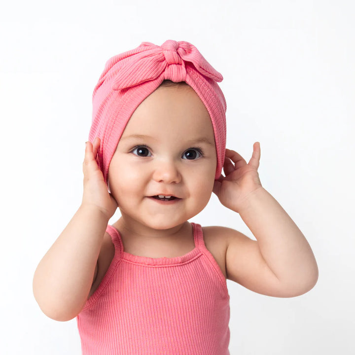 Kyte Baby Bow Headwrap - Guava