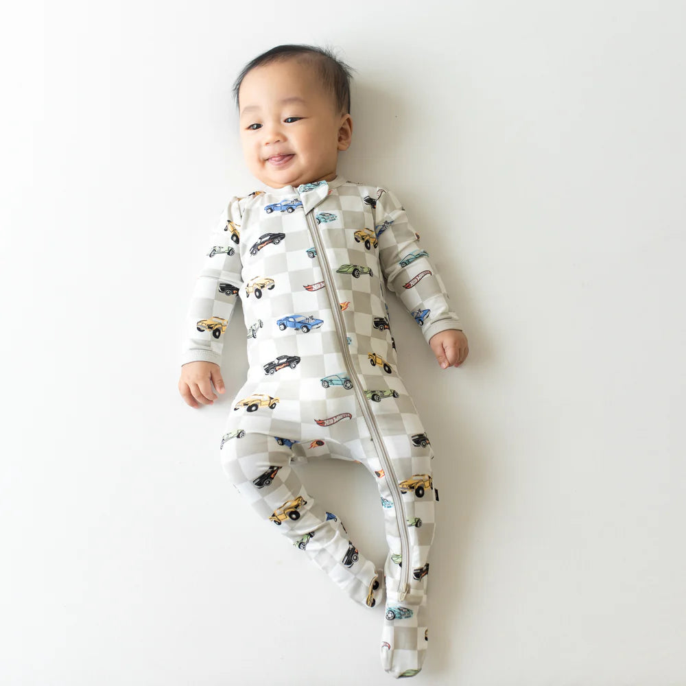 Kyte Baby Zippered Footie - Fast &amp; Fierce