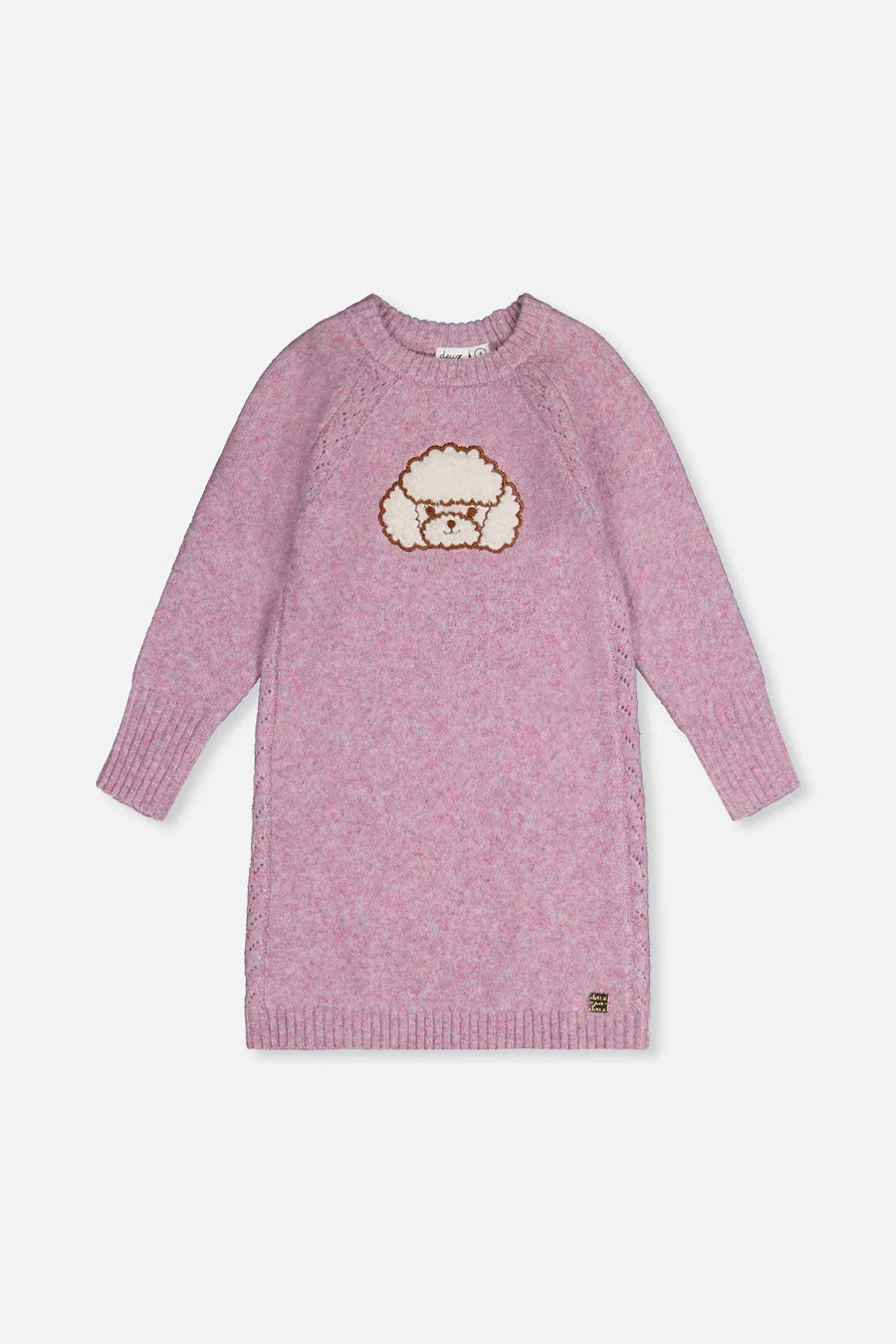 Deux Par Deux Poodle Knit Sweater - Lavender