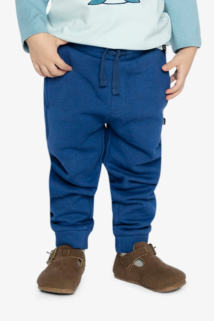 Deux Par Deux Fleece Sweatpants - True Navy
