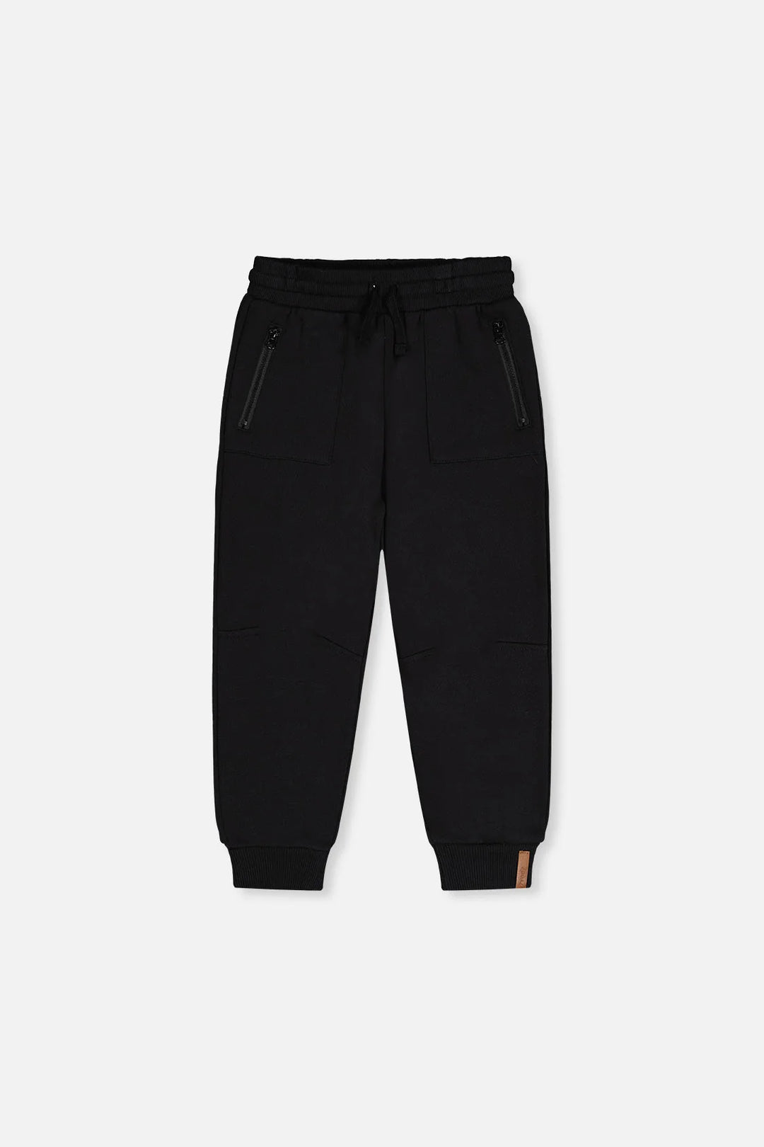 Deux Par Deux Fleece Sweatpants With Pockets Black