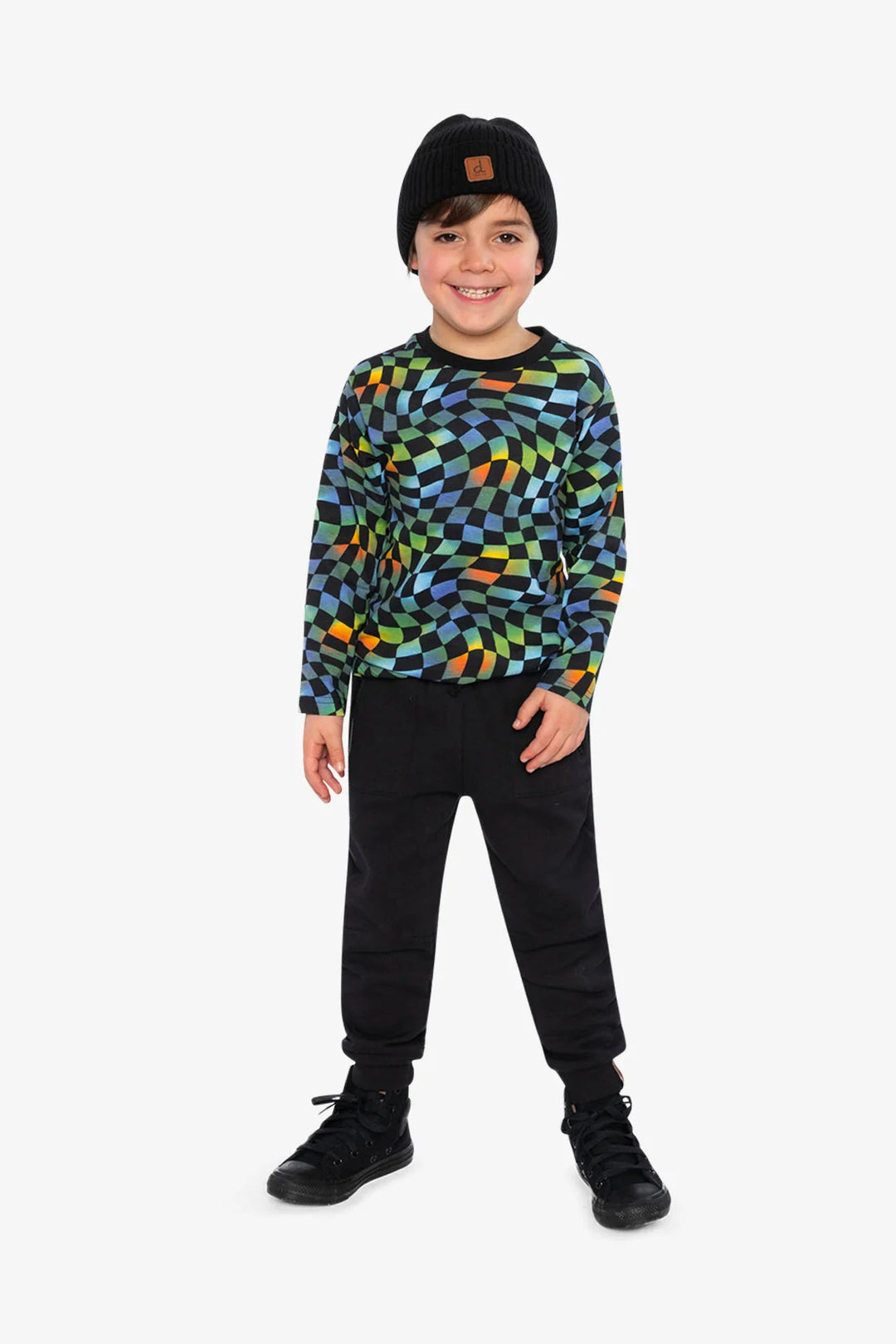 Deux Par Deux Fleece Sweatpants With Pockets Black