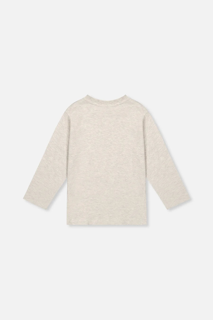 Deux Par Deux Organic Cotton Long Sleeve T-Shirt Heather Grey