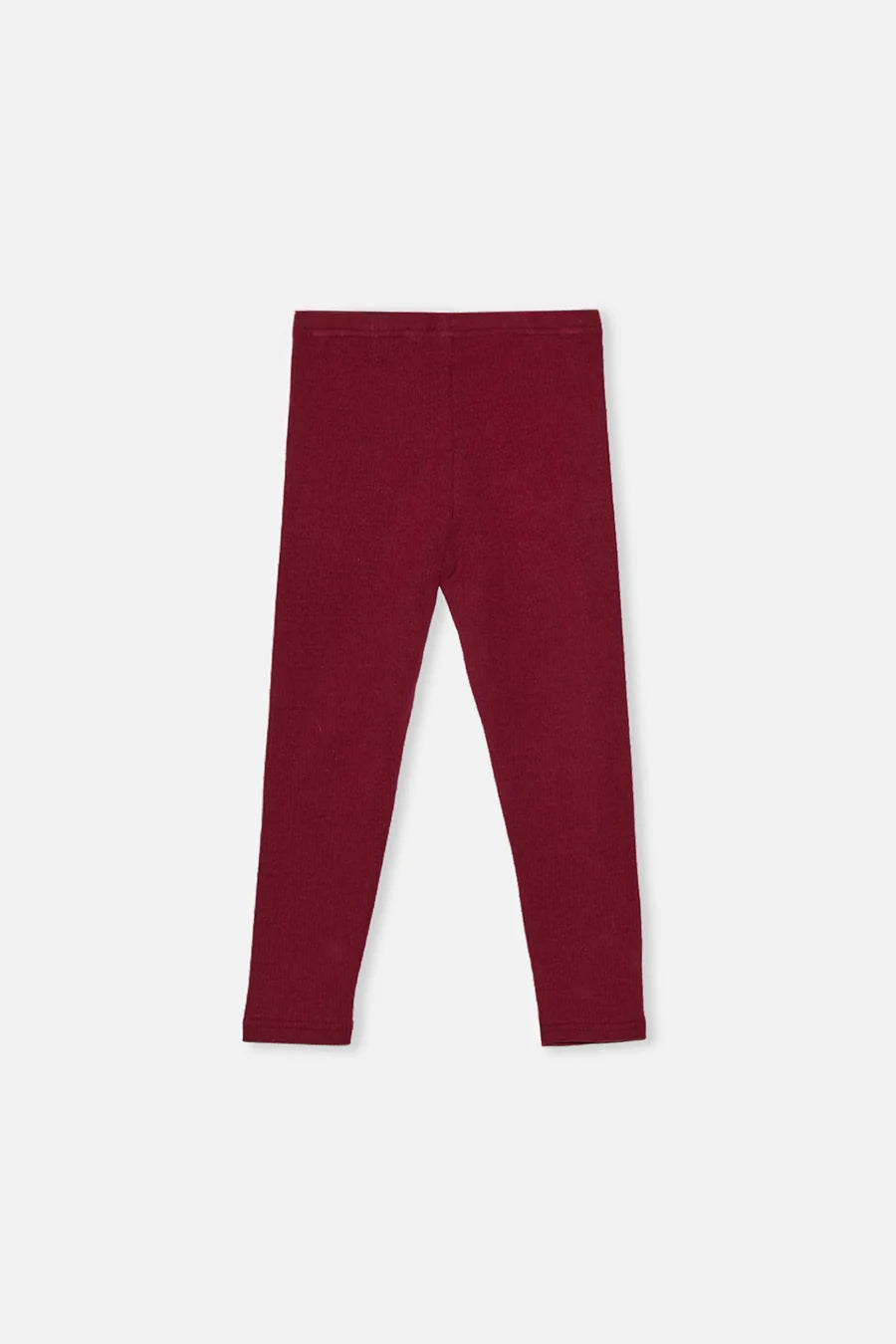 Deux Par Deux Ribbed Leggings - Chocolate Truffle