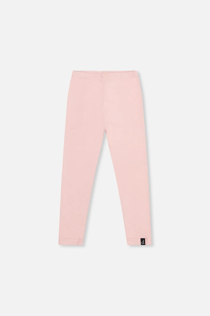 Deux Par Deux Ribbed Leggings - Silver Pink