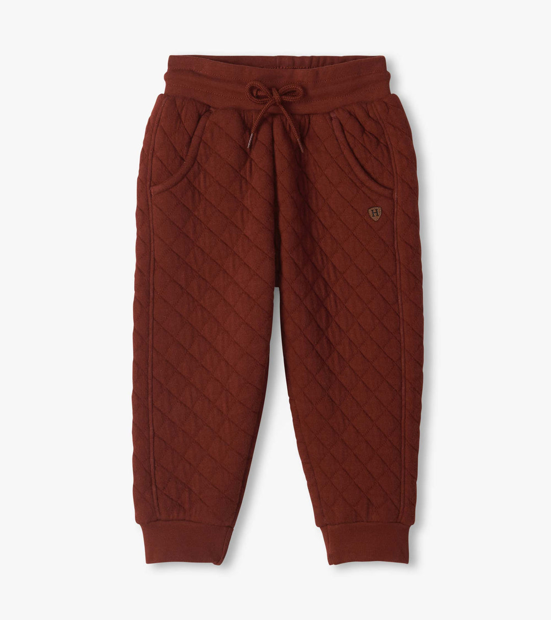 Hatley Madder Brown Quilted Jogger