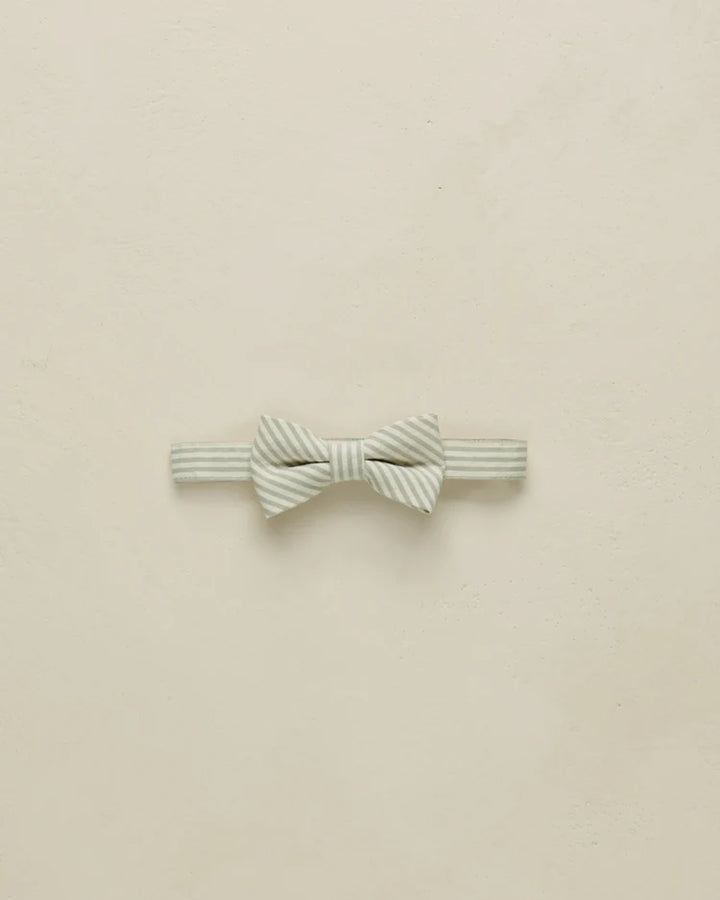 Noralee Bow Tie - Sage Stripe