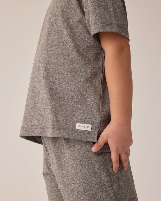 Rylee &amp; Cru Cove Essential Tee - Heathered Grey