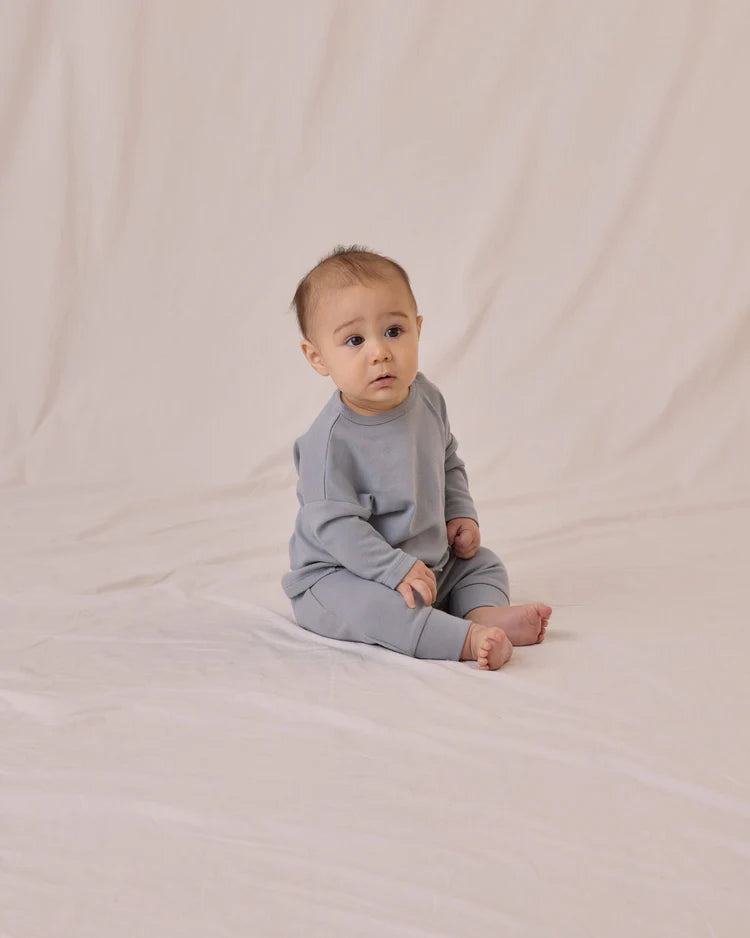 Quincy Mae Long Sleeve Tee - Blue