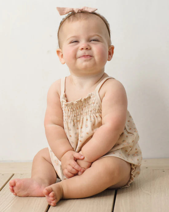 Quincy Mae Smocked Tank &amp; Bloomer Set - Strawberries