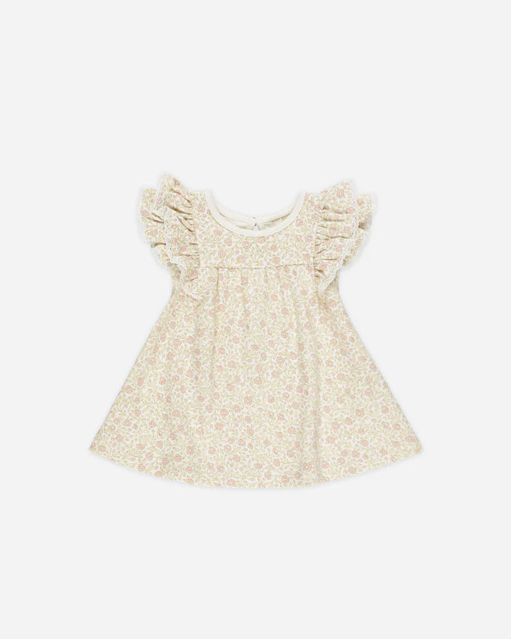 Quincy Mae Flutter Dress - Primrose
