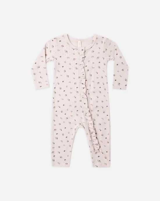 Quincy Mae Ruffle Jumpsuit - Heart Ditsy